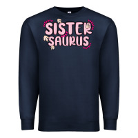 Navy sister saurus Premium Sweatshirt - MaliasSmallBusiness