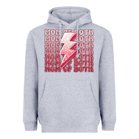 Heather Grey mom of both girls Heavyweight Hoodie - MaliasSmallBusiness