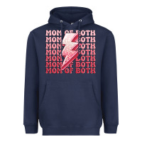 Navy mom of both girls Heavyweight Hoodie - MaliasSmallBusiness