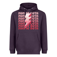 Plum mom of both girls Heavyweight Hoodie - MaliasSmallBusiness