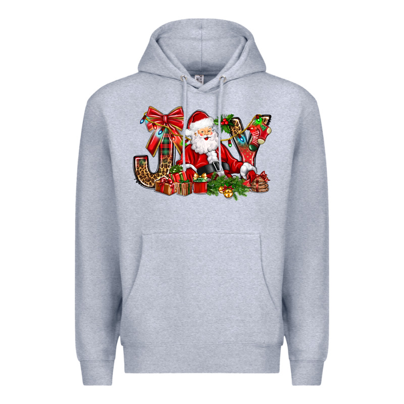 Joy Christmas With Santa Bbs Premium Hoodie by BundleAndBundleShop | Teevron