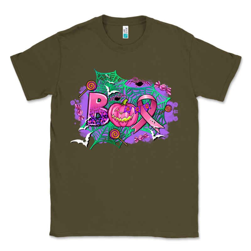 Halloween Boo With Cancer Ribbon Classic Tee by AdoDesignShop | Teevron