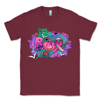 Burgundy halloween boo with cancer ribbon Classic Tee - AdoDesignShop