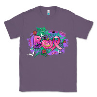 Lavender halloween boo with cancer ribbon Classic Tee - AdoDesignShop