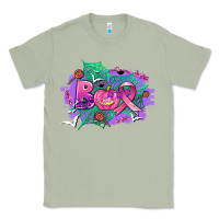 Matcha halloween boo with cancer ribbon Classic Tee - AdoDesignShop