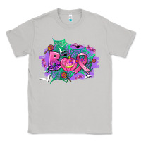Moon Dust halloween boo with cancer ribbon Classic Tee - AdoDesignShop
