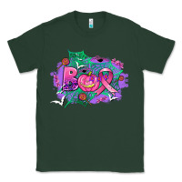 Sports Green halloween boo with cancer ribbon Classic Tee - AdoDesignShop