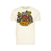 Vintage Arctic scottish calf sunflowers rainbow Vintage Tee - BarkalooDesign