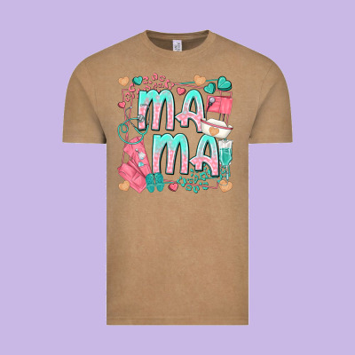 Mama Nurse Vintage Tee Designed By Texasbilliewilder