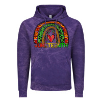 Cloud Purple juneteenth rainbow Vintage Hoodie - Zillion Design Studio