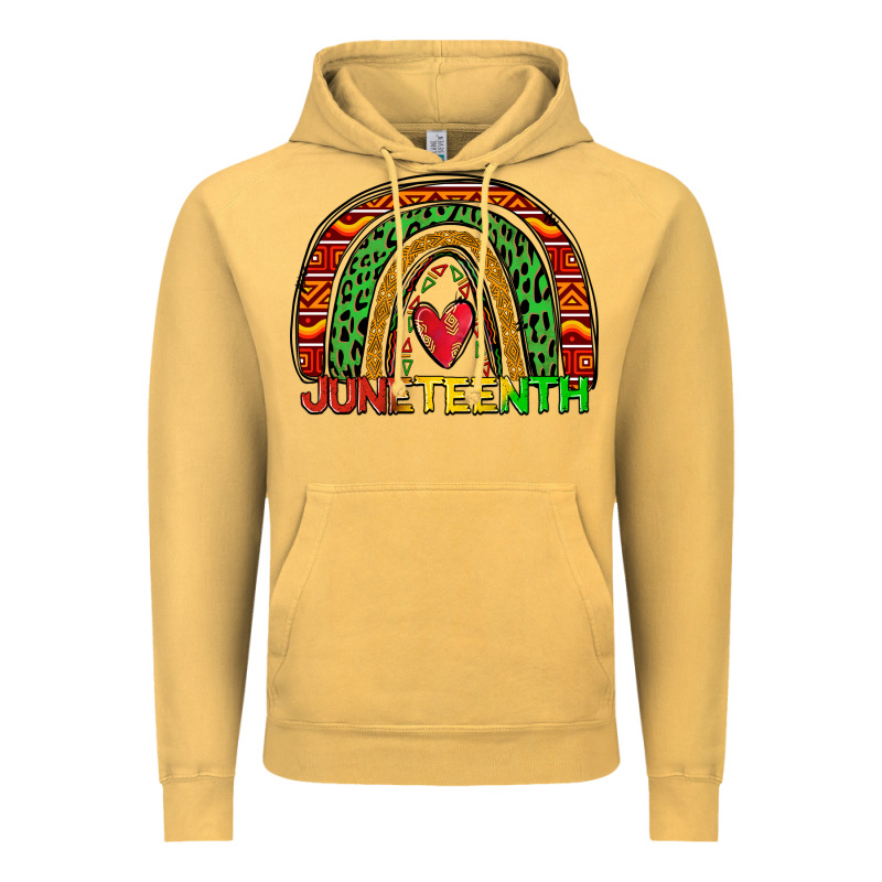 Juneteenth Rainbow Vintage Hoodie by Zillion Design Studio | Teevron