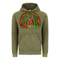Vintage Olive juneteenth rainbow Vintage Hoodie - Zillion Design Studio