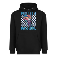 Black dont be a basshole Heavyweight Hoodie - MaliasSmallBusiness