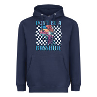 Navy dont be a basshole Heavyweight Hoodie - MaliasSmallBusiness
