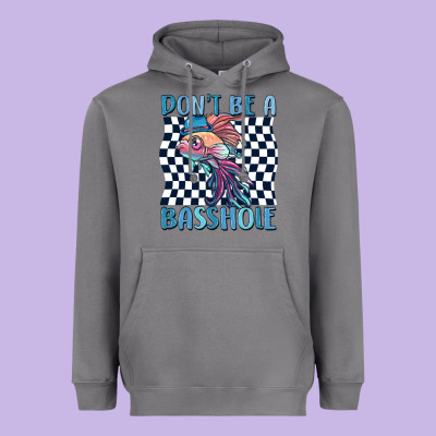Dont Be A Basshole Heavyweight Hoodie Designed By Maliassmallbusiness