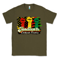 Army Green juneteenth celebrate freedom Classic Tee - HRA Design Shop