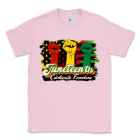 Bubblegum Pink juneteenth celebrate freedom Classic Tee - HRA Design Shop