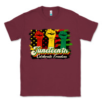 Burgundy juneteenth celebrate freedom Classic Tee - HRA Design Shop