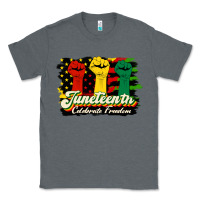 Charcoal Heather juneteenth celebrate freedom Classic Tee - HRA Design Shop