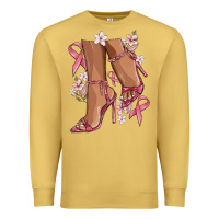 Antique Gold cancer high heels Premium Sweatshirt - MaliasSmallBusiness