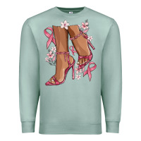 Seafoam cancer high heels Premium Sweatshirt - MaliasSmallBusiness