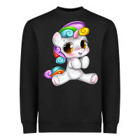 Black pride cute unicorn Heavyweight Sweatshirt - texasbilliewilder