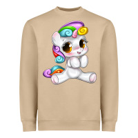Mushroom pride cute unicorn Heavyweight Sweatshirt - texasbilliewilder