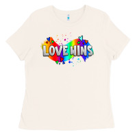 Bone love wins pride lgbtq Ladies Tee - AdoDesignShop