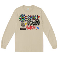 Mushroom small town autism Long Sleeve Tee - CowhideDigitalArt
