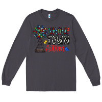 Smoke small town autism Long Sleeve Tee - CowhideDigitalArt
