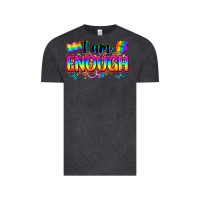 Vintage Black i am enough Vintage Tee - Zillion Design Studio
