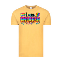 Vintage Mustard i am enough Vintage Tee - Zillion Design Studio
