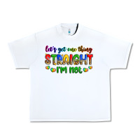 White let's get one thing straight i'm not Urban Heavy Tee - Zillion Design Studio