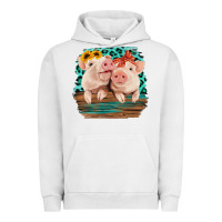 Pigment Lunar Rock Cute Couple Pigs Urban Hoodie - Bettercallsaul