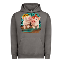Pigment Tornado Cute Couple Pigs Urban Hoodie - Bettercallsaul