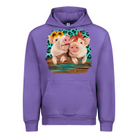 Tulip Cute Couple Pigs Urban Hoodie - Bettercallsaul