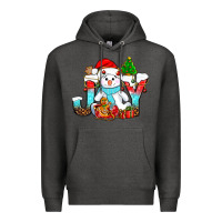 Charcoal Heather joy christmas with snowman bbs Premium Hoodie - BundleAndBundleShop