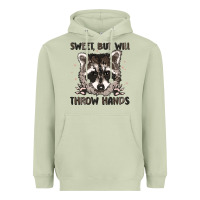 Matcha sweet but will throw hands Heavyweight Hoodie - MaliasSmallBusiness