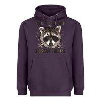 Plum sweet but will throw hands Heavyweight Hoodie - MaliasSmallBusiness