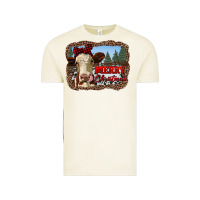 Vintage Arctic merry christmas heifer cow with farm Vintage Tee - RanaPortraitStore