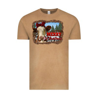 Vintage Camel merry christmas heifer cow with farm Vintage Tee - RanaPortraitStore