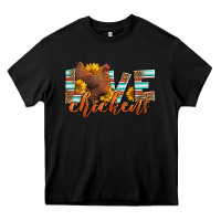 Black love chickens Heavy Core Tee - LillyAllenDesigns