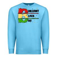 Ocean Blue black boy Premium Sweatshirt - MaliasSmallBusiness