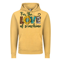 Vintage Mustard for the love of sunshine Vintage Hoodie - texasbilliewilder