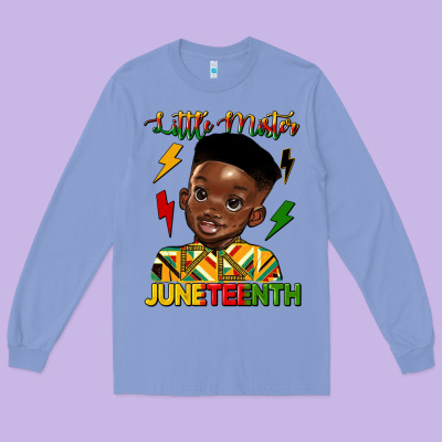 Little Mister Juneteenth Long Sleeve Tee Designed By Hra Design Shop