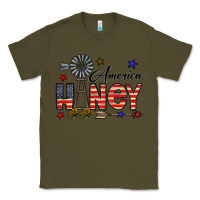 Army Green america honey Classic Tee - CowhideDigitalArt