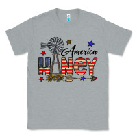 Heather Grey america honey Classic Tee - CowhideDigitalArt