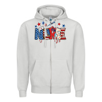 Dove Grey american nurse Zipper Hoodie - BundleAndBundleShop