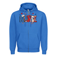 True Royal american nurse Zipper Hoodie - BundleAndBundleShop