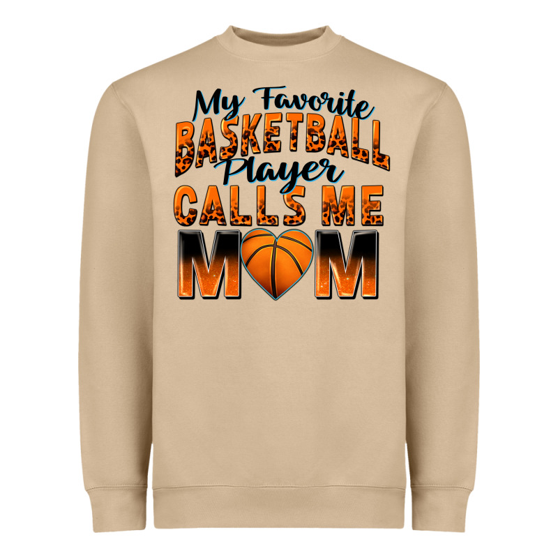 My Favorite Basketball Player Calls Me Mom Heavyweight Sweatshirt by Zillion Design Studio | Teevron